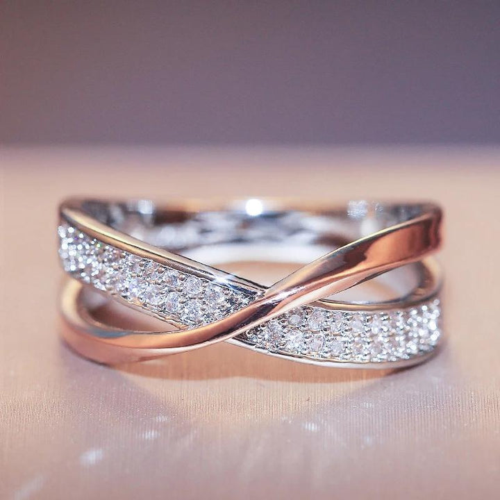 BowLift | X Shape Cross Ring for Women