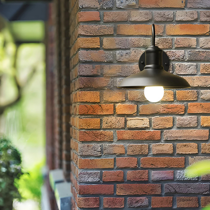 BowLift | Antique Brass IP65 Waterproof Outdoor Wall Lamp