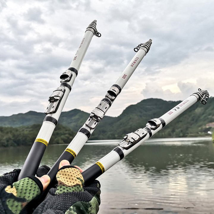 BowLift | Mini Seat Carbon Fiber Telescopic Rock Fishing Rod