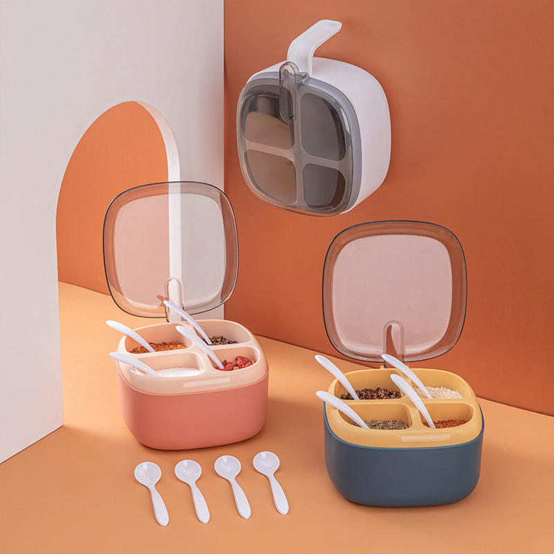 Four seasoning box with lid | Bowlift