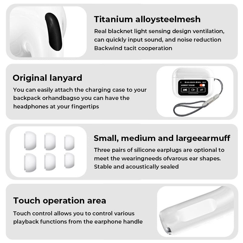 BowLift | Noise Cancelling Bluetooth Earbuds