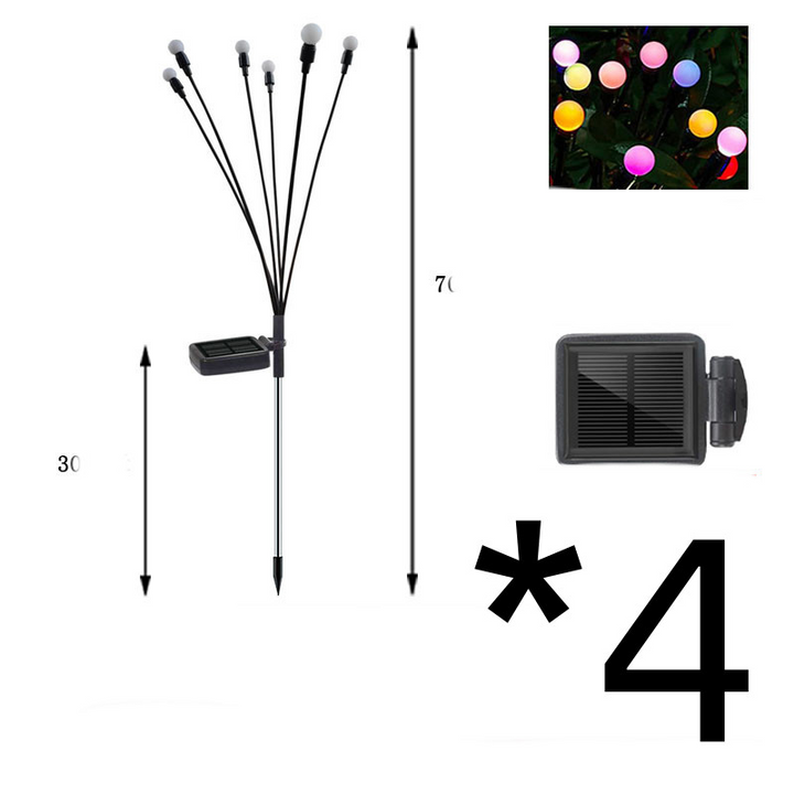 BowLift | LED Solar Garden Light with Flexible Light Balls – Waterproof Decorative Light for Beds and Paths