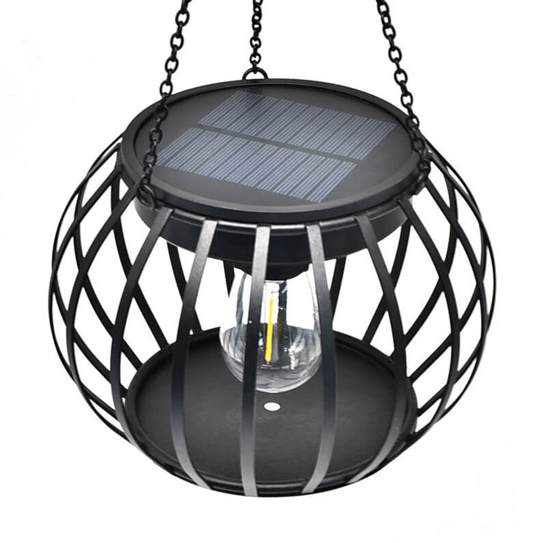 Solar Pumpkin Lantern Design LED Outdoor Hanging Decorative Light | Bowlift