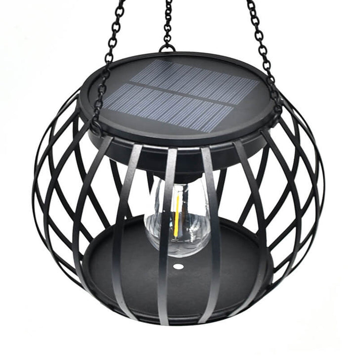 Solar Pumpkin Lantern Design LED Outdoor Hanging Decorative Light | Bowlift