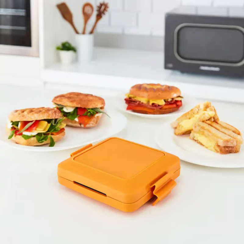 BowLift | Microwave Sandwich Toaster | Non-Stick Heatwave Grill Plates | Portable Snack Maker for Home & Travel