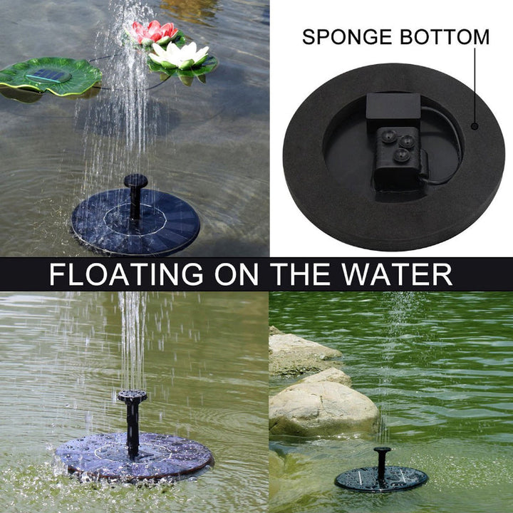 BowLift | Solar Powered Bird Fountain With Lights