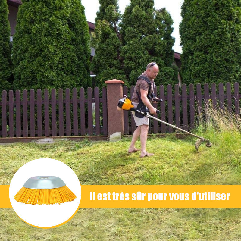 Nylon weed brush for lawn mower | Bowlift