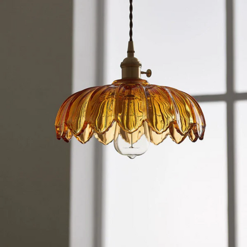 BowLift | Vintage Glass Hanging Lamp