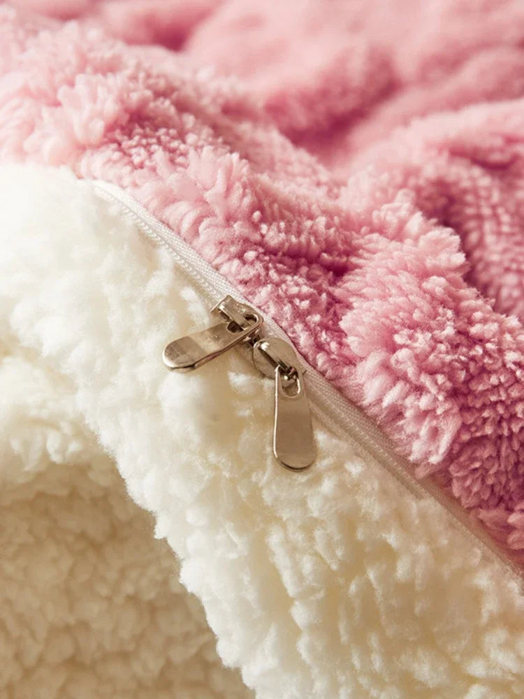 BowLift | Double-sided Cashmere-Look Duvet Cover - VelvetWarm