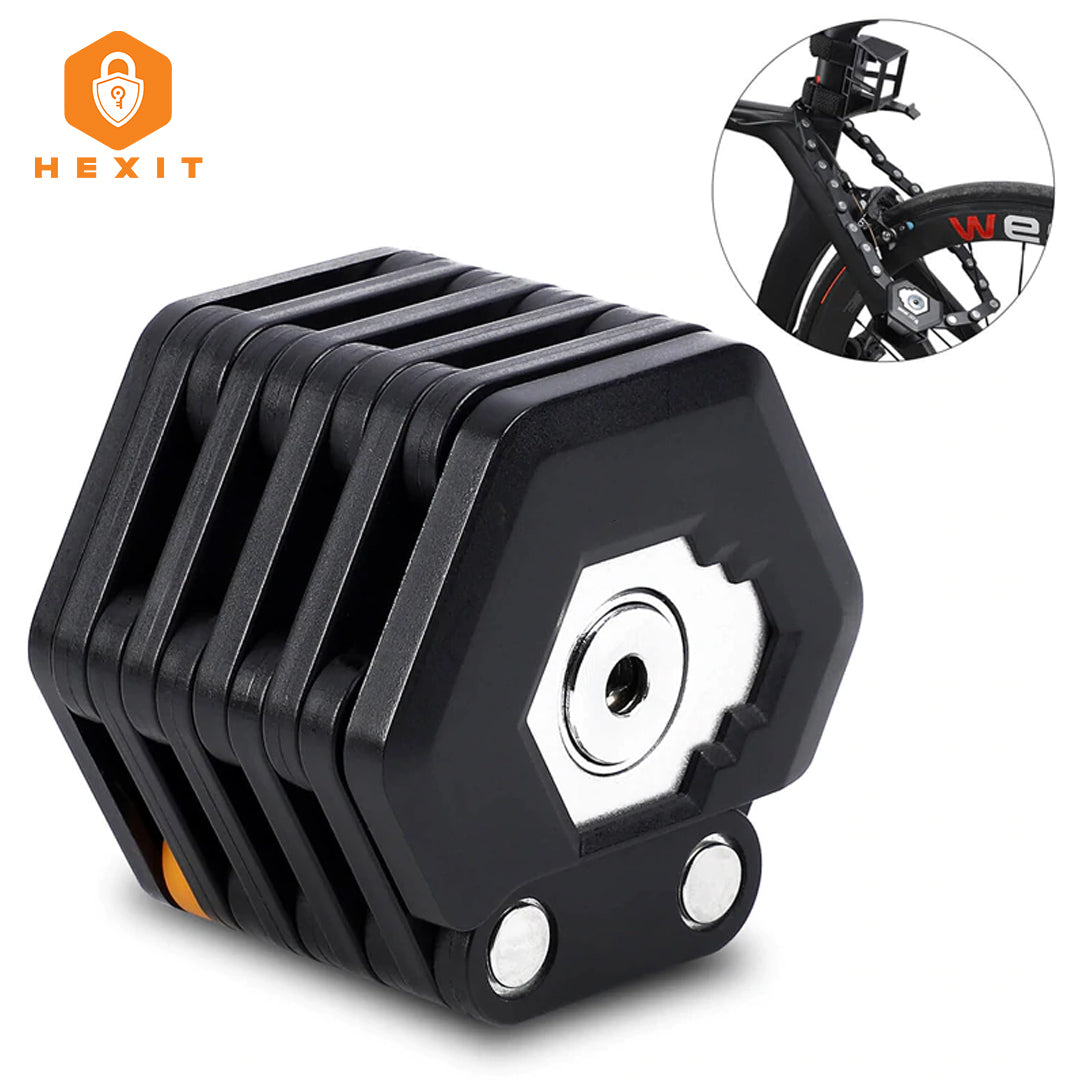 HEXIT™ FoldLock - Compact and Lightweight Bike Lock Bowlift
