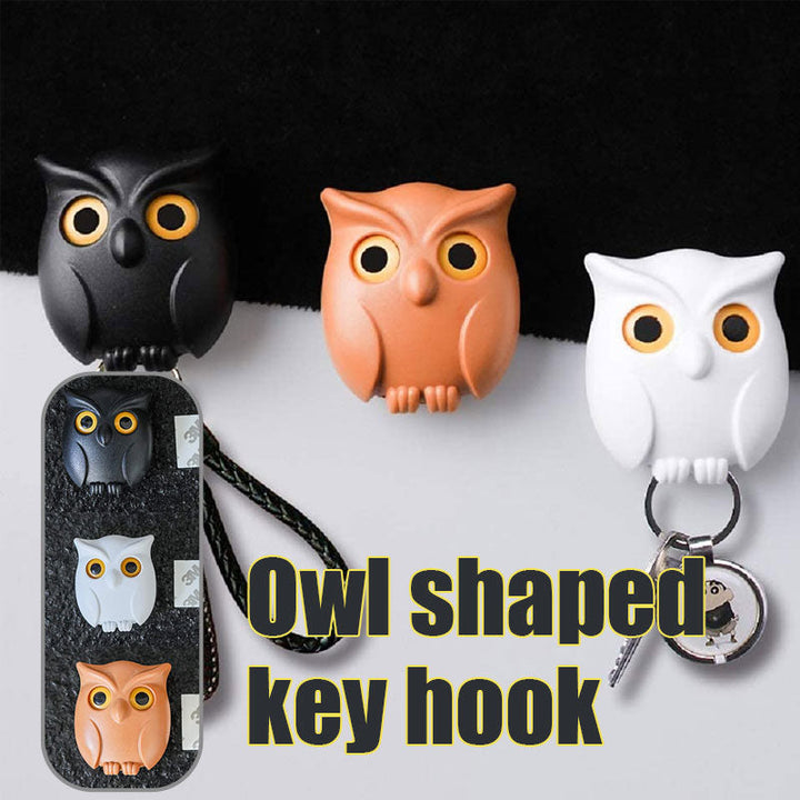 🦉The Key Guard is a Reliable Owl - Cute Night Owl Key Holder with Auto Open Close Eyes | Bowlift