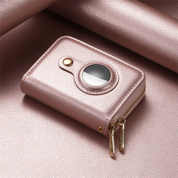 BowLift | Intelligent AirTag-Zip RFID Leather Wallet