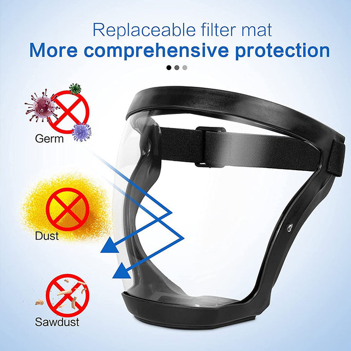 BowLift | Full face mask for industrial use when spraying pesticides
