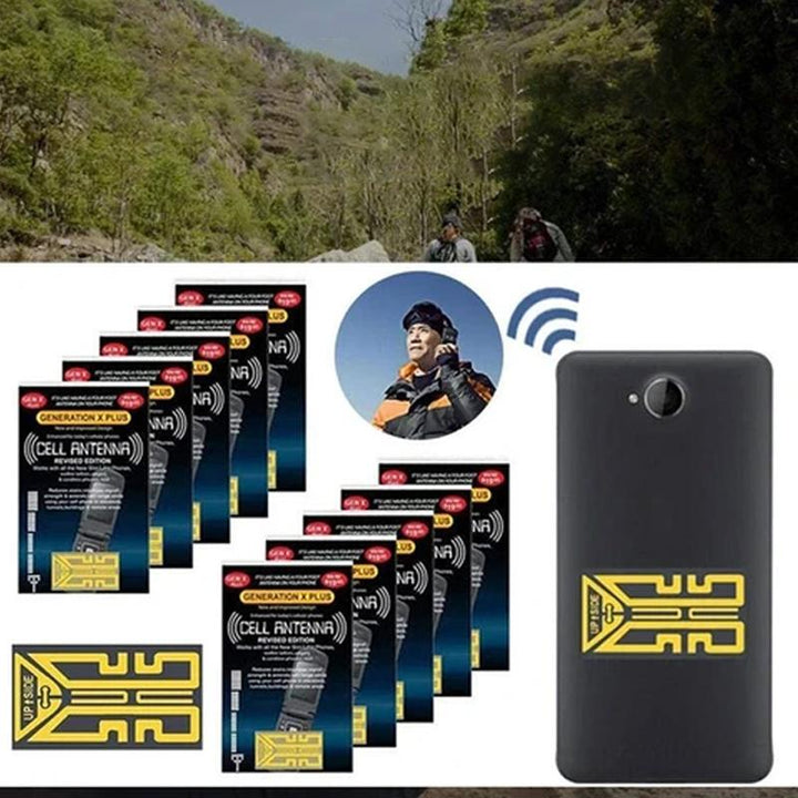 BowLift | Compact Universal Signal Booster Sticker for Mobile Phones – 1.5 m Antenna Effect