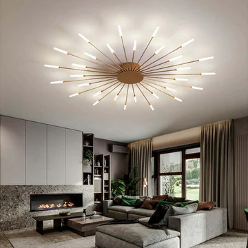 BowLift | Flush Mount Ceiling Light Fireworks | Living Room/Bedroom