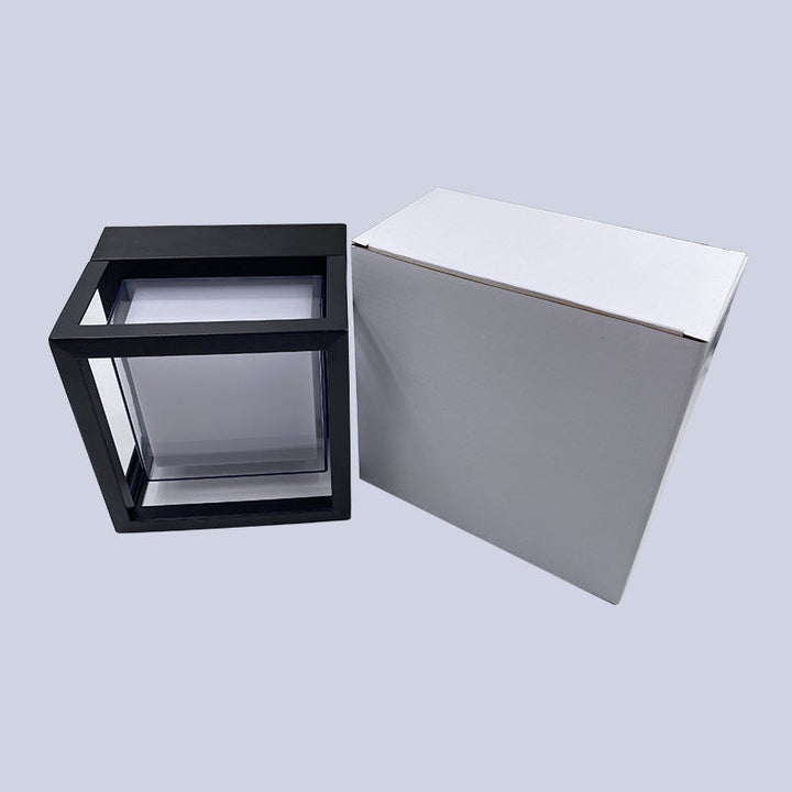 Modern Minimalist Waterproof Square Aluminum Acrylic LED Outdoor Wall Sconce Lamp For Garden | Bowlift