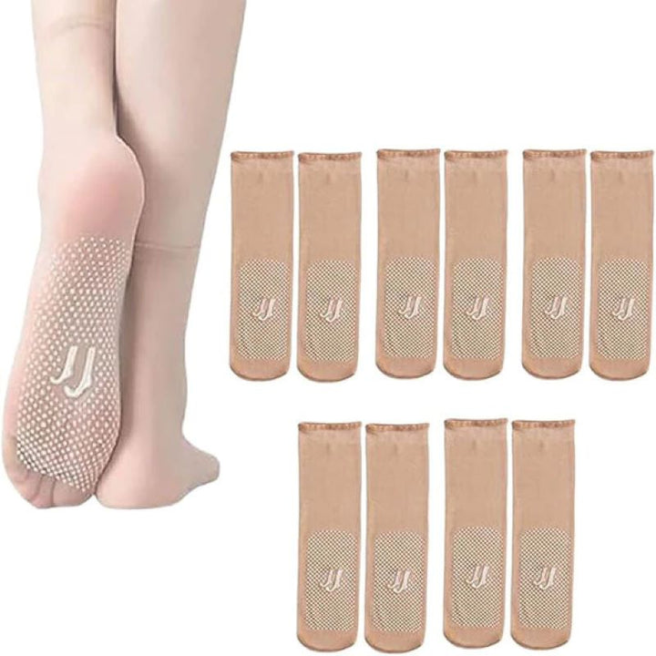 BowLift | Ultra-thin non-slip ankle socks – breathable and elegant for everyday wear
