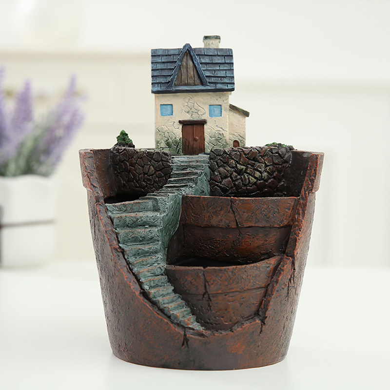 BowLift | Succulent decorative flower pot for mini garden – Bonsai planting pot for micro landscape and garden