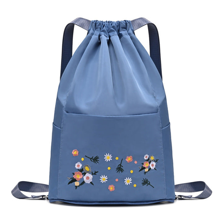 BowLift | Simple embroidered drawstring yoga bag