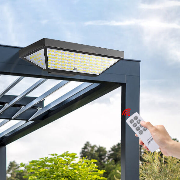 Simple Solar Trapezoid LED Multifunctional Outdoor Waterproof Garden Wall Sconce Lamp | Bowlift