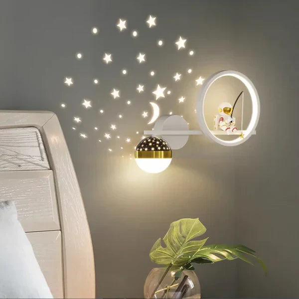 GlowNest – Playful Wall Lamp for Children's Room Bowlift