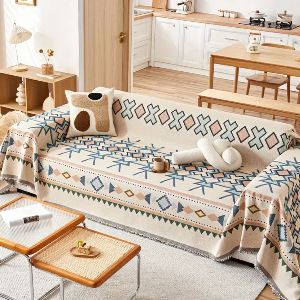 BowLift | Tribal Weave Sofa Cover
