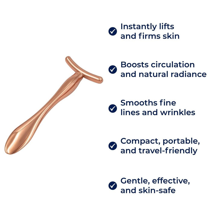 Lifts Skin & Reduces Puffiness – Hygienic Scoop-End Design – Portable Daily Anti-Ageing Skincare Bowlift
