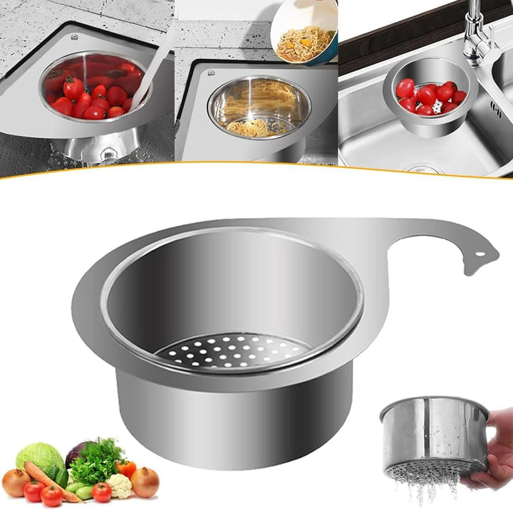 Stainless Steel Swan Sink Strainer Basket | Bowlift