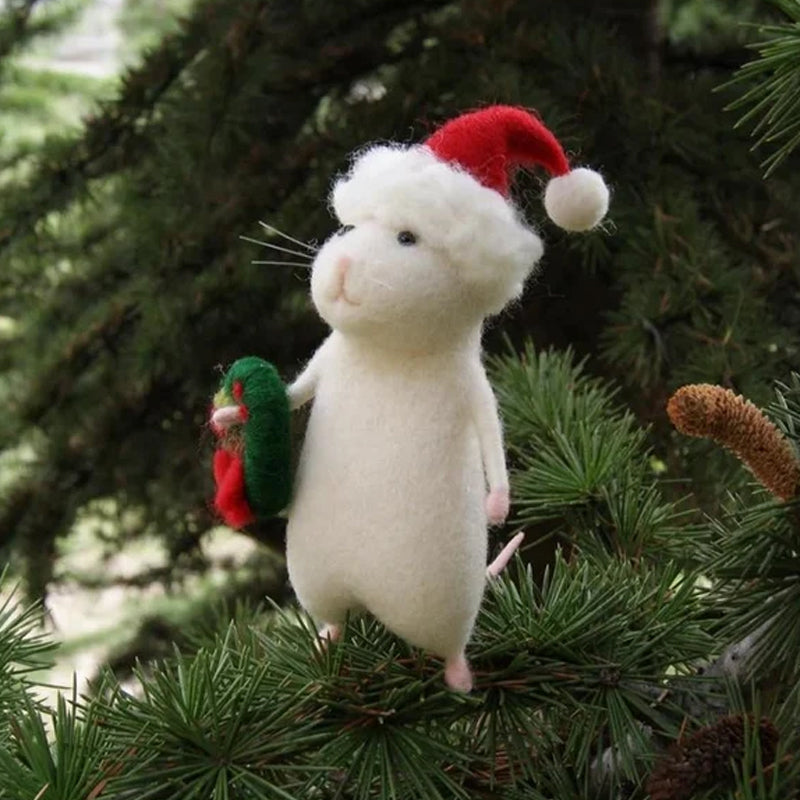 BowLift | Felt Mouse Halloween Ornament