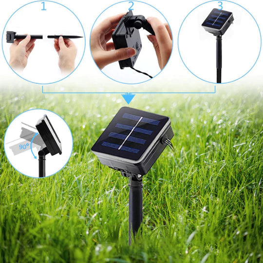 BowLift | Water Drop Solar String Lights