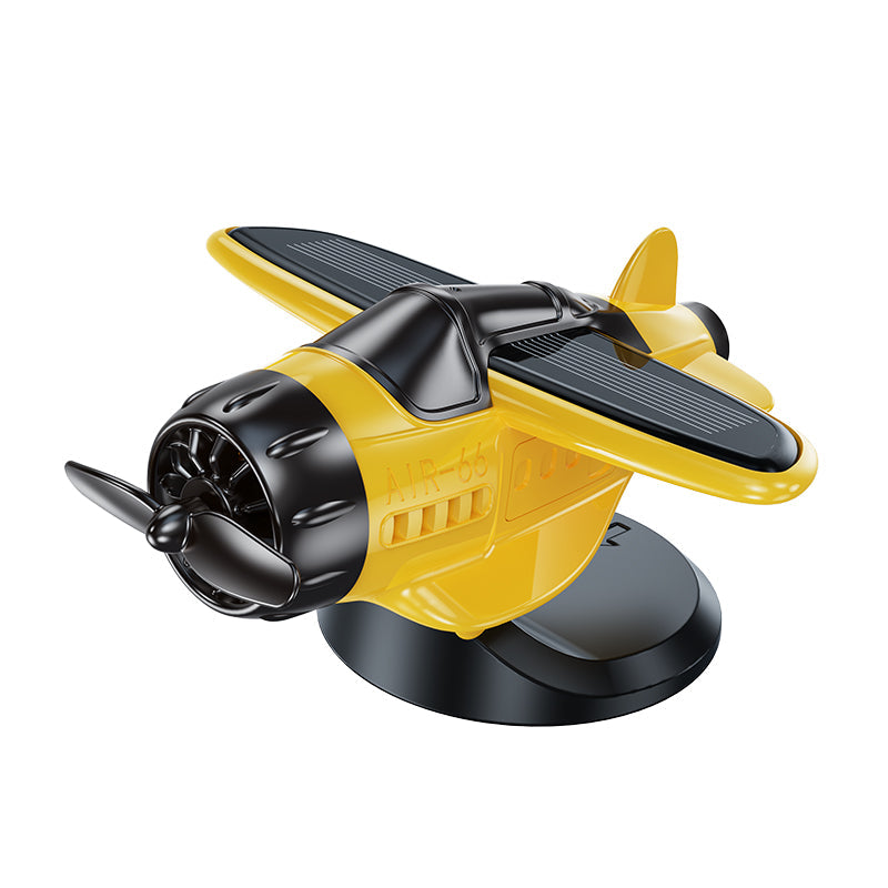 BowLift | Solar powered airplane shaped car ornaments