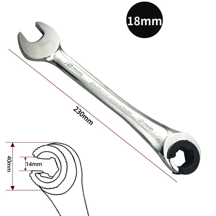 Ratcheting wrench | Bowlift
