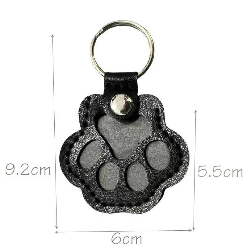 PawMemorie Keychain – Memorial Pendant with Paw Print and Inner Compartment | Bowlift