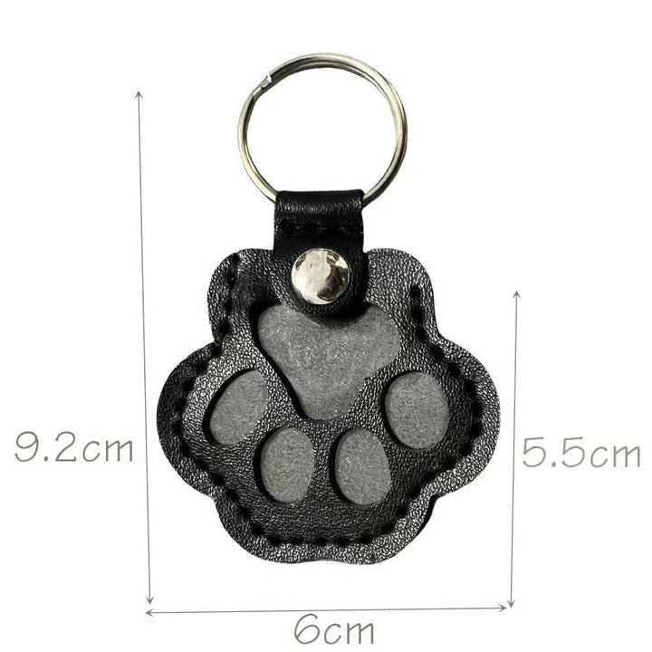 PawMemorie Keychain – Memorial Pendant with Paw Print and Inner Compartment | Bowlift