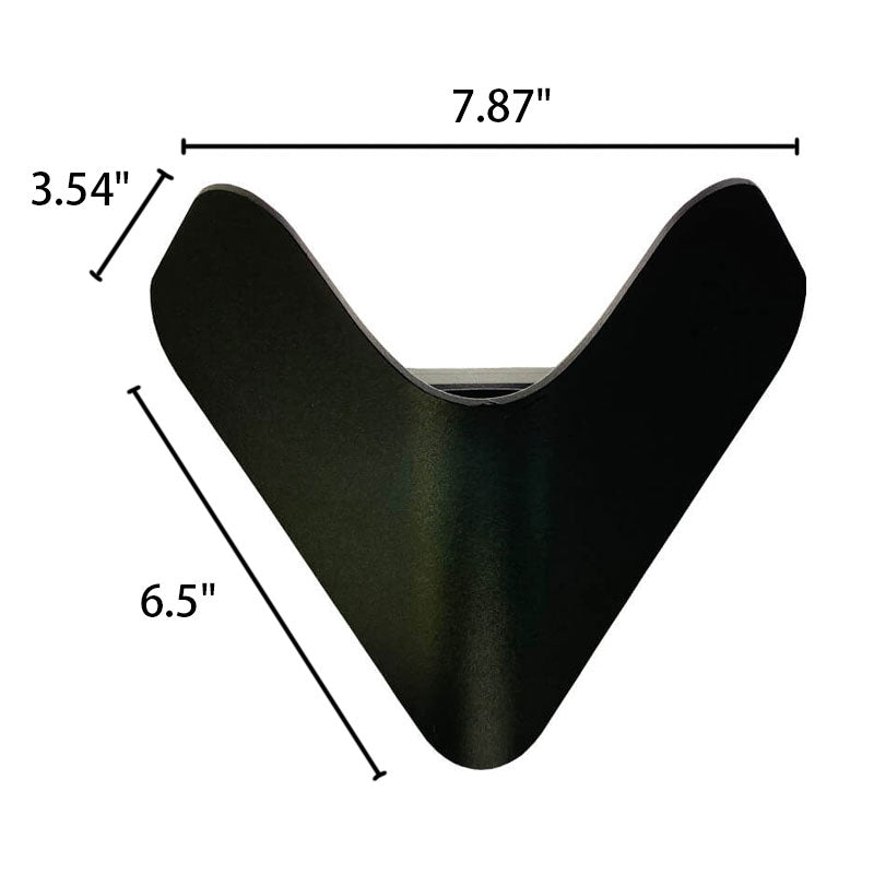Modern Creative Triangle Aluminum LED Outdoor Waterproof Wall Sconce Lamp | Bowlift