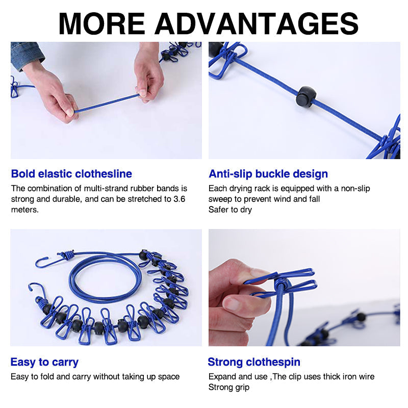BowLift | Portable elastic travel dress rack