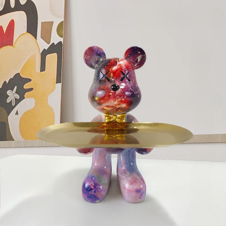 BearArt - Elegant Sculpture for Interior Decoration Bowlift