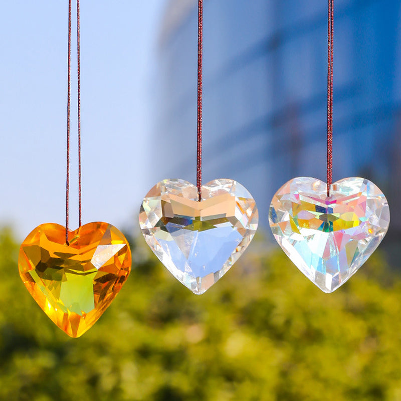 BowLift | GlimmerHeart Elegant Heart-Shaped Sun Catcher – Enchanting Light Effects for Your Home