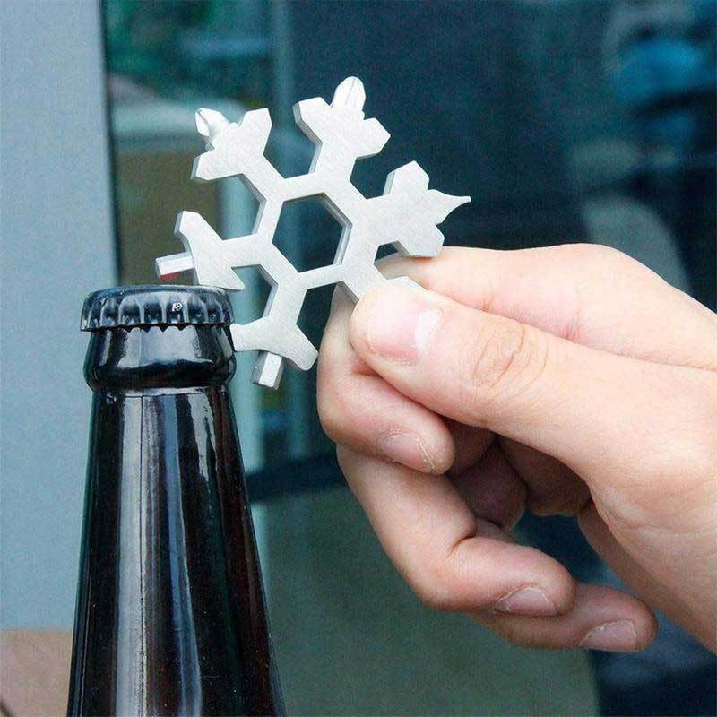 Pre-Christmas sale 18-in-1 stainless steel snowflake multi-tool | Bowlift