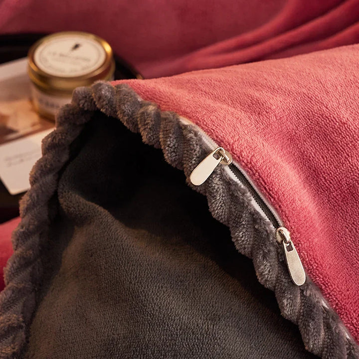 BowLift | Luxury Velvet Fleece Duvet Cover Set - PlushHaven
