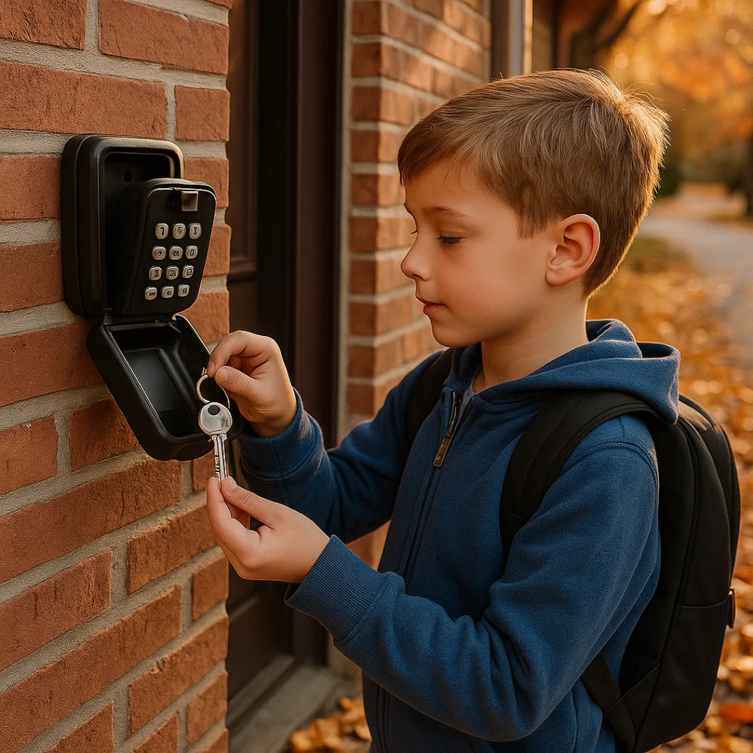 KeyGuard Outdoor Safe – Weatherproof Wall-Mounted Key Box | Bowlift