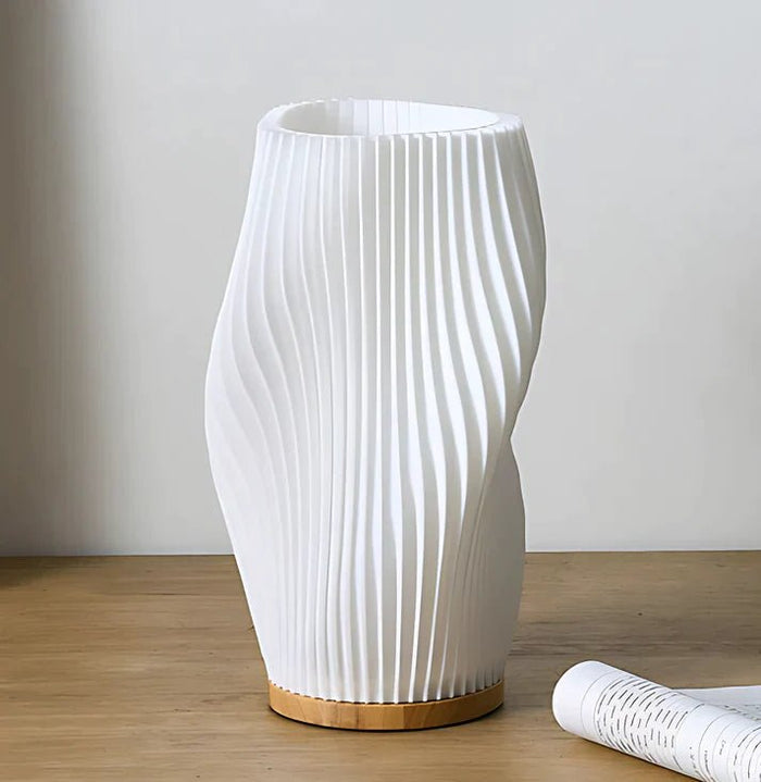 BowLift | Wavecrest Table Lamp – Soft Glow Designer Lamp with Dimmable Warm & Natural White Light