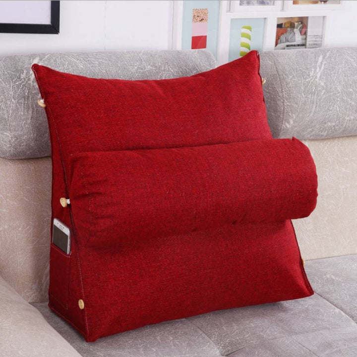 LoungeEase | Backrest Pillow for Reading and TV - Lumbar Support Adjustable Bed Pillow - Comfort Posture - Versatile Use Pillow Bowlift