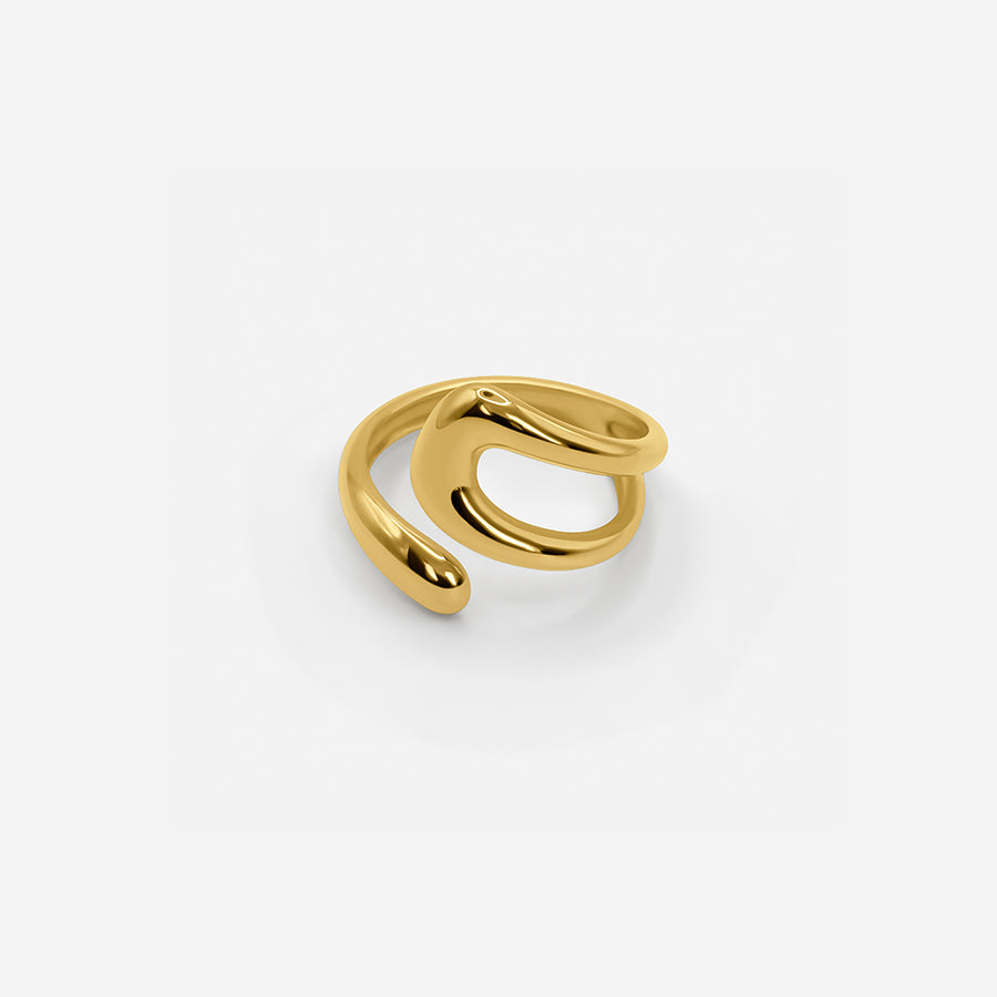 BowLift | Sculptural Gold Ring – A Modern Highlight for Your Look