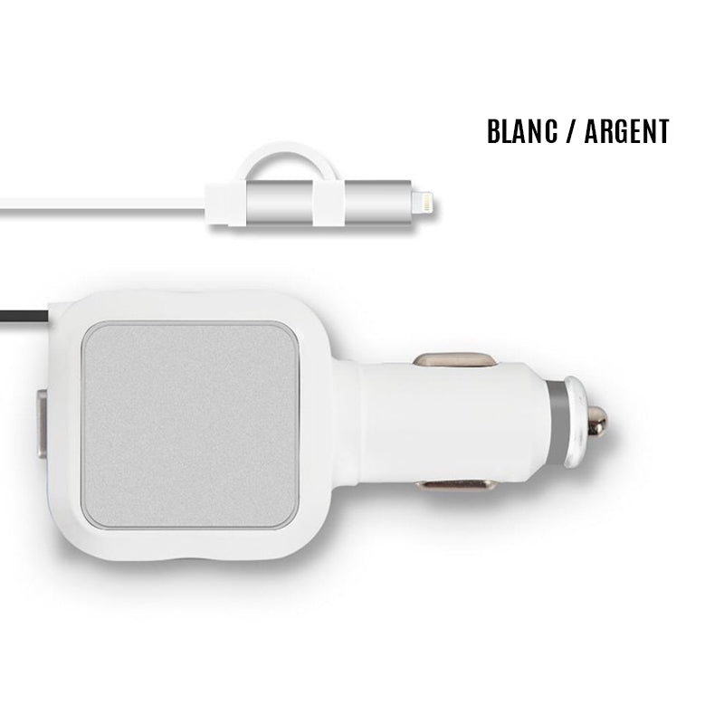 Ciaovie Car Charger Multi with Retractable Charging Cable | Bowlift