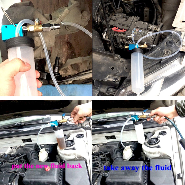 BowLift | Brake Fluid Change Kit | One-Person Operation | Clean & Durable Plastic Design