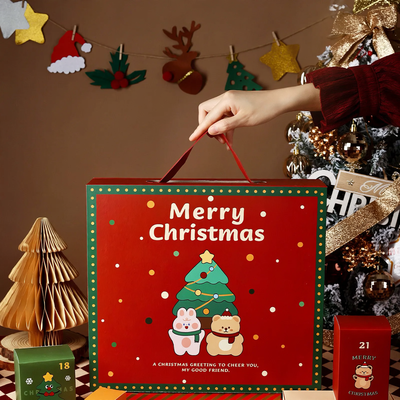 Christmas Countdown Gift Box, 24 Compartments