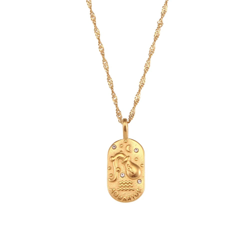 BowLift | Dainty Zodiac Tarot Inspired Necklace