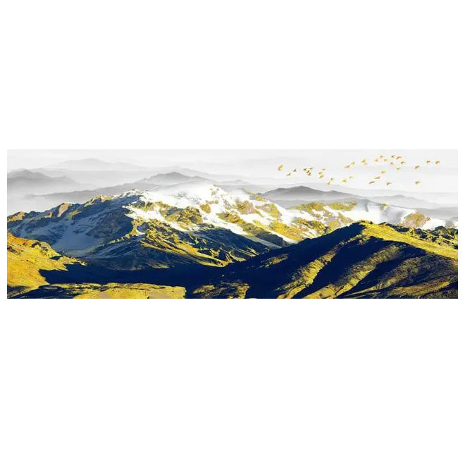 Mountain Lake Forest Wilderness Wall Art Large Format Canvas Prints Wide Format Landscape Picture For Above The Sofa Or Above The Bed | Bowlift