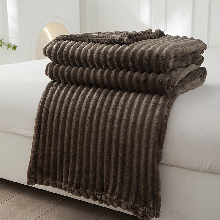 BowLift | Soft Plush Blanket with Rib Pattern